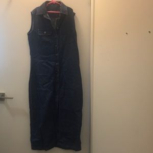 Vintage Denim dress - long